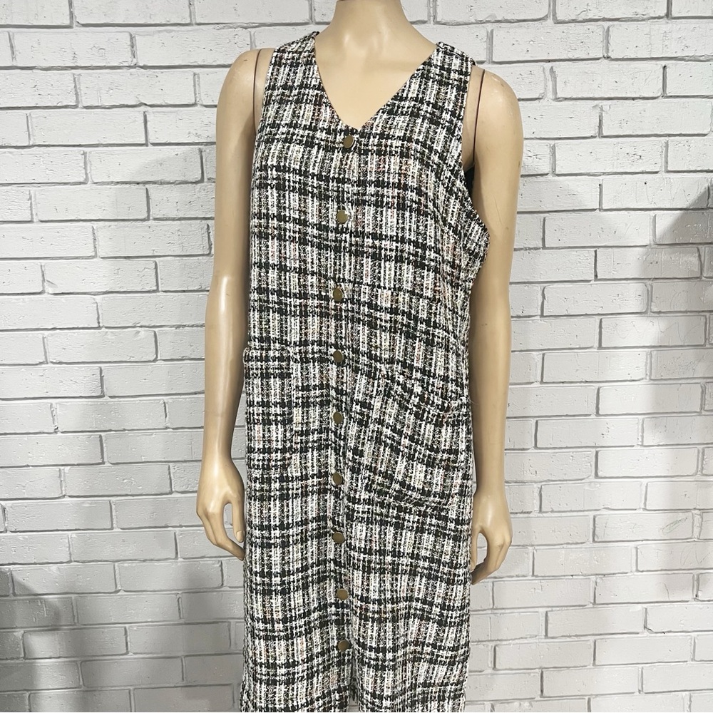 Love Olive Co Sleeveless Tweed Dress